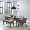 Space Savers 6 Piece Leg Dining Room Set in Satin Walnut Finish by Liberty Furniture - LIB-198-CD-6LTS - Image 1 of 0
