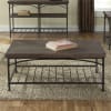 Franklin Cocktail Table in Rustic Brown Finish by Liberty Furniture - 202-OT - Image 2 of 0