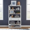 East End Accent Bookcase in Wirebrushed White Finish by Liberty Furniture - LIB-2030WH-AB3970 - Image 1 of 0