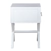 East End 1 Drawer Accent Table in Wirebrushed White Finish by Liberty Furniture - LIB-2030WH-AT1922 - Image 4 of 0