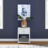 East End 1 Shelf Accent Table in Wirebrushed White Finish by Liberty Furniture - LIB-2030WH-AT2126 - Image 1 of 0