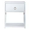 East End 1 Shelf Accent Table in Wirebrushed White Finish by Liberty Furniture - LIB-2030WH-AT2126 - Image 3 of 0