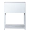 East End 1 Shelf Accent Table in Wirebrushed White Finish by Liberty Furniture - LIB-2030WH-AT2126 - Image 5 of 0