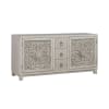 Sundance 2 Door 3 Drawer 60 Inch Accent Cabinet in Antique Linen Finish by Liberty Furniture - LIB-2057W-AC6029 - Image 2 of 0