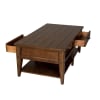 Lake House 3 Piece Cocktail Table Set in Rustic Brown Oak Finish by Liberty Furniture - LIB-210-OT-3PCS - Image 5 of 0