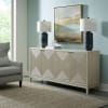 Kinsley 4 Door Accent Cabinet in Washed Taupe & Silver Champagne Finish by Liberty Furniture - LIB-2146-AC1000 - Image 1 of 0