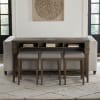 Arrowcreek 4 Piece Console Bar Table Set in Weathered Stone Finish by Liberty Furniture - LIB-226-OT-4PCS - Image 1 of 0
