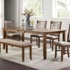Santa Rosa II Rectangular Leg Table 6 Piece Dining Set in Antique Honey Finish by Liberty Furniture - 227-CD-6RLS - Image 2 of 0