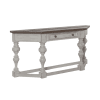 River Place Accent Console Table in Riverstone White & Tobacco Finish by Liberty Furniture - LIB-237-AT6430 - Image 2 of 0