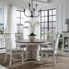 River Place 5 Piece Pedestal Dining Room Set in Riverstone White and Tobacco by Liberty Furniture - LIB-237-DR-5PDS - Image 1 of 0