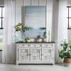 River Place Server and Hutch in Riverstone White and Tobacco Finish by Liberty Furniture - LIB-237-DR-SH - Image 2 of 0