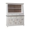 River Place Server and Hutch in Riverstone White and Tobacco Finish by Liberty Furniture - LIB-237-DR-SH - Image 3 of 0