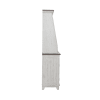 River Place Server and Hutch in Riverstone White and Tobacco Finish by Liberty Furniture - LIB-237-DR-SH - Image 4 of 0
