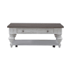 River Place 3 Piece Cocktail Table Set in Riverstone White and Tobacco Finish by Liberty Furniture - LIB-237-OT-3PCS - Image 5 of 0