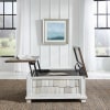 River Place Lift Top Storage Cocktail Table in Riverstone White and Tobacco Finish by Liberty Furniture - LIB-237-OT1011 - Image 2 of 0