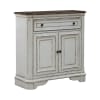 Magnolia Manor Accent Cabinet in Antique White and Weathered Bark Finish by Liberty Furniture - LIB-244-AC1000 - Image 1 of 0