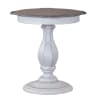 Magnolia Manor Round Accent Table in Antique White Finish by Liberty Furniture - 244-AT2000 - Image 2 of 0