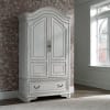 Magnolia Manor Armoire in Antique White Finish by Liberty Furniture - 244-BR-ARM - Image 1 of 0
