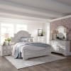 Magnolia Manor Panel Bed in Antique White Finish by Liberty Furniture - 244-BR-QPB - Image 2 of 0