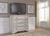 Magnolia Manor Panel Bed in Antique White Finish by Liberty Furniture - 244-BR-QPB - Image 5 of 0