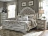 Magnolia Manor Upholstered Bed 6 Piece Bedroom Set in Antique White Finish by Liberty Furniture - 244-BR-QUBDMN - Image 2 of 0