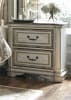 Magnolia Manor Upholstered Bed 6 Piece Bedroom Set in Antique White Finish by Liberty Furniture - 244-BR-QUBDMN - Image 5 of 0