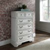 Magnolia Manor 5 Drawer Chest in Antique White Finish by Liberty Furniture - 244-BR41 - Image 1 of 0