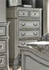 Magnolia Manor 5 Drawer Chest in Antique White Finish by Liberty Furniture - 244-BR41 - Image 4 of 0
