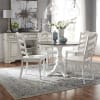 Magnolia Manor Drop Leaf Table 5 Piece Ladder Back Chair Dining Set in Antique White Finish by Liberty Furniture - 244-CD-5DLS - Image 1 of 0