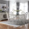 Magnolia Manor Leg Table 5 Piece Ladder Back Chair Dining Set in Antique White Finish by Liberty Furniture - 244-CD-5LTS - Image 1 of 0