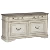Magnolia Manor Credenza File Cabinet in Antique White Finish by Liberty Furniture - 244-HO121 - Image 1 of 0