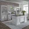 Magnolia Manor 5 Piece Home Office Set in Antique White Finish by Liberty Furniture - 244-HOJ-5 - Image 1 of 0