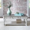 Magnolia Manor L Writing Desk Set in Antique White Finish by Liberty Furniture - 244-HOJ-ALSLD - Image 5 of 0
