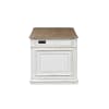 Magnolia Manor Executive Desk in Antique White and Weathered Bark Finish by Liberty Furniture - LIB-244-HOJ-DSK - Image 3 of 0