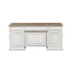 Magnolia Manor Executive Desk in Antique White and Weathered Bark Finish by Liberty Furniture - LIB-244-HOJ-DSK - Image 4 of 0
