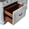 Magnolia Manor Credenza and Hutch in Antique White and Weathered Bark Finish by Liberty Furniture - LIB-244-HOJ-OCHS - Image 5 of 0