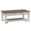 Magnolia Manor 3 Piece Rectangular Cocktail Table Set in Antique White & Weathered Bark Finish by Liberty Furniture - LIB-244-OT-3PCS - Image 3 of 0