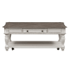 Magnolia Manor 3 Piece Rectangular Cocktail Table Set in Antique White & Weathered Bark Finish by Liberty Furniture - LIB-244-OT-3PCS - Image 4 of 0