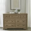 Magnolia Manor Queen Panel Bed in Weathered Bisque Finish by Liberty Furniture - LIB-244N-BR-QPB - Image 3 of 0