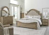 Magnolia Manor Upholstered Bed 6 Piece Bedroom Set in Weathered Bisque Finish by Liberty Furniture - LIB-244N-BR-QUBDMN - Image 1 of 0