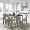 Thornton 7 Piece Gathering Counter Height Dining Set in Gray Finish with Russet Tops by Liberty Furniture - 264-CD-7GTS - Image 1 of 0