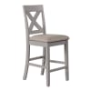 Thornton 7 Piece Gathering Counter Height Dining Set in Gray Finish with Russet Tops by Liberty Furniture - 264-CD-7GTS - Image 3 of 0