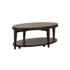 Penton Oval Cocktail Table in Espresso Stone Finish by Liberty Furniture - 268-OT - Image 2 of 0