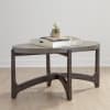 Cascade 3 Piece Oval Cocktail Table Set in Wirebrush Rustic Brown Finish by Liberty Furniture - LIB-292-OT-3PCS - Image 2 of 0