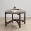 Cascade 3 Piece Round Cocktail Table Set in Wirebrush Rustic Brown Finish by Liberty Furniture - LIB-292-OT-O3PCS - Image 2 of 0