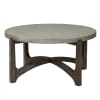 Cascade 3 Piece Round Cocktail Table Set in Wirebrush Rustic Brown Finish by Liberty Furniture - LIB-292-OT-O3PCS - Image 5 of 0