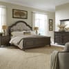 Paradise Valley Upholstered Bed 6 Piece Bedroom Set in Saddle Brown Finish by Liberty Furniture - LIB-297-BR-QUBDMN - Image 1 of 0