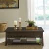 Paradise Valley Rectangular Cocktail Table in Saddle Brown Finish by Liberty Furniture - LIB-297-OT1010 - Image 1 of 0