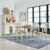 Ocean Isle 5 Piece Splat Back Side Chairs Dining Set in Bisque with Natural Pine Finish by Liberty Furniture - 303-T3872 - Image 1 of 0