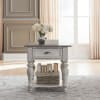 Ocean Isle Console Bar Table in Antique White with Weathered Pine by Liberty Furniture - LIB-303W-OT7237 - Image 4 of 0